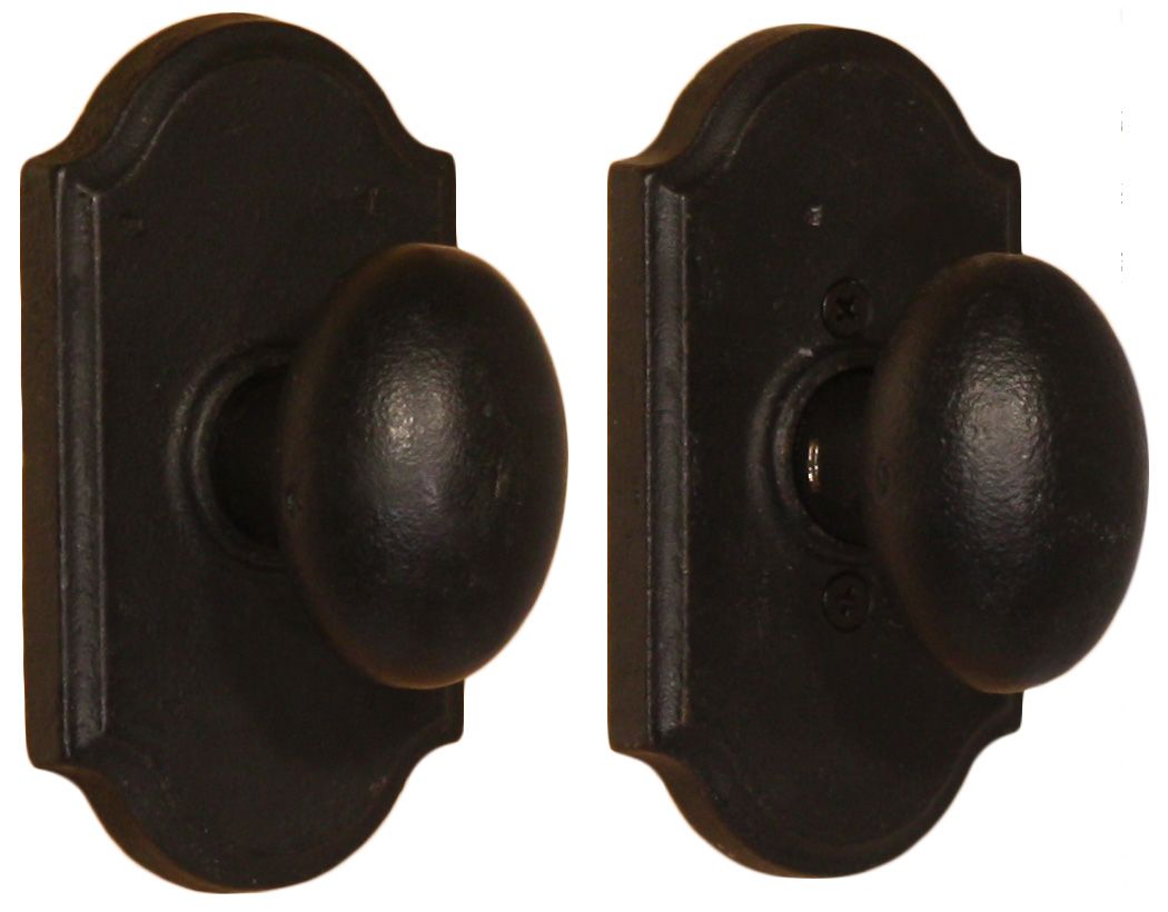 Weslock 07100M2M2SL20 Durham Premiere Passage Lock with Adjustable Latch and Full Lip Strike Black Finish Sparrow Supply