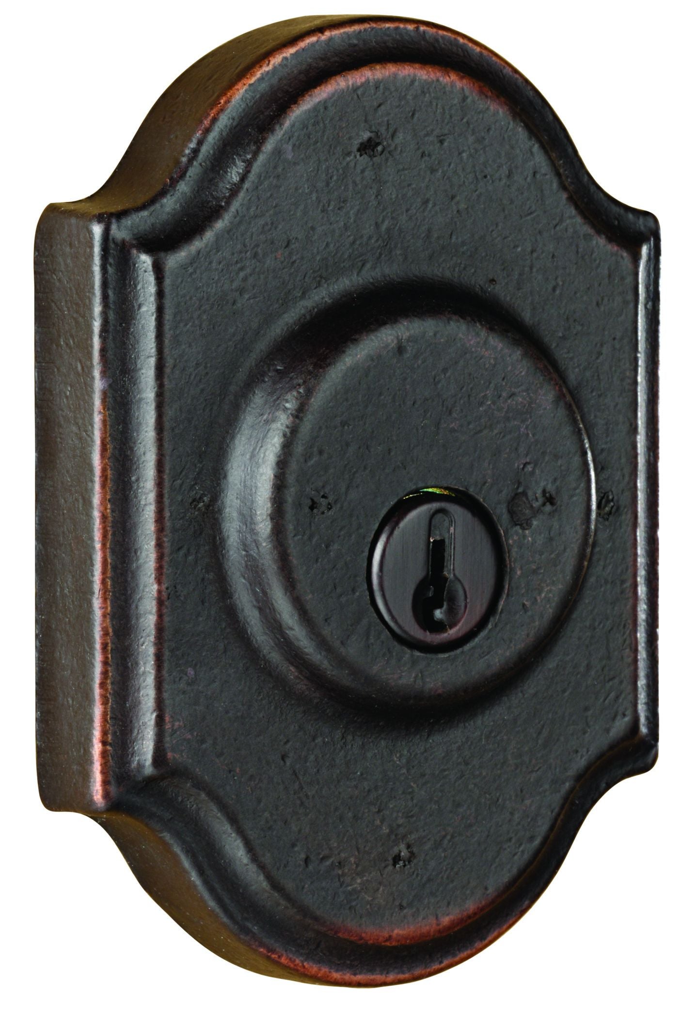 Weslock 07571-1-1SL23 Premiere Single Cylinder Deadbolt with Adjustable Latch and Deadbolt Strike Oil Rubbed Bronze Finish Sparrow Supply