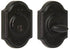 Weslock 07571-2-2SL23 Premiere Single Cylinder Deadbolt with Adjustable Latch and Deadbolt Strike Black Finish Sparrow Supply