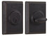 Weslock 07971-1-1SL23 Square Single Cylinder Deadbolt with Adjustable Latch and Deadbolt Strike Oil Rubbed Bronze Finish Sparrow Supply