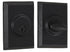 Weslock 07971-2-2SL23 Square Single Cylinder Deadbolt with Adjustable Latch and Deadbolt Strike Black Finish Sparrow Supply