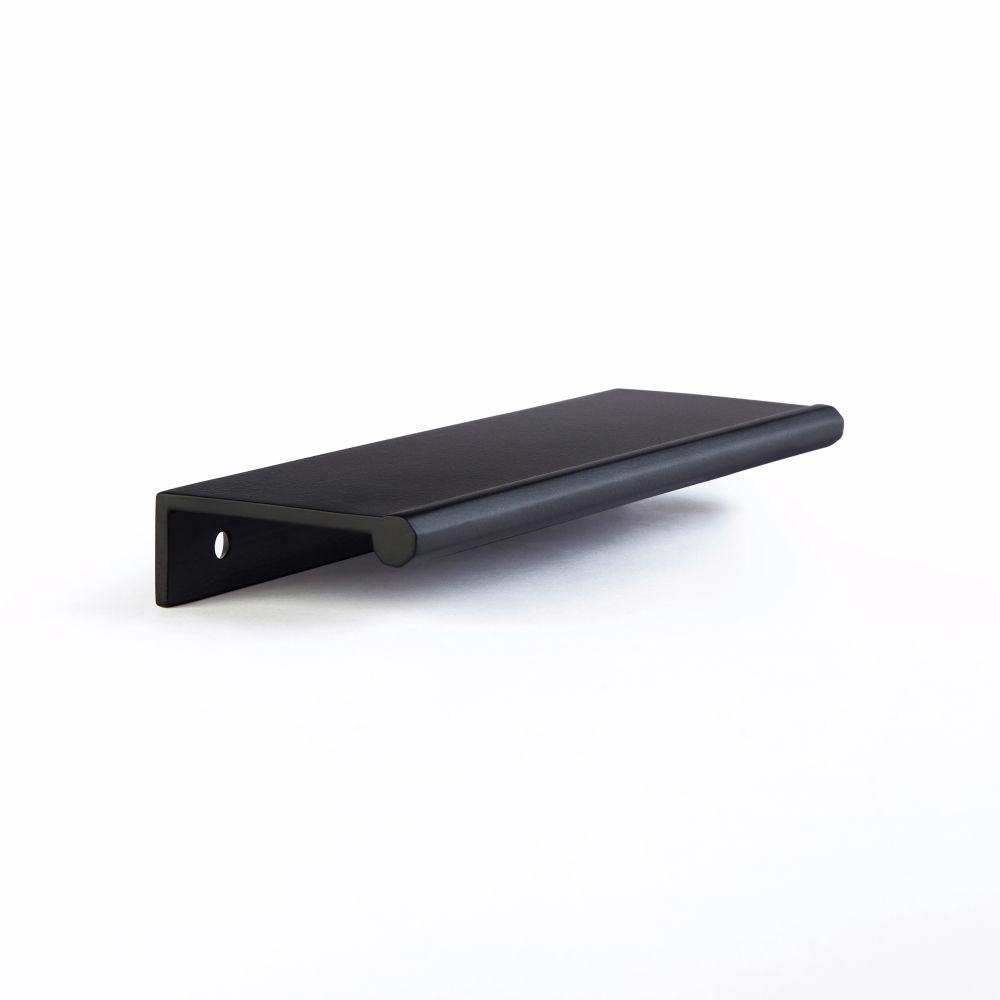 Schaub 10021-MB 4" Center to Center Baker Edge Pull Matte Black Finish Sparrow Supply