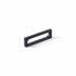 Schaub 10032-MB 3-7/8" Cafe Modern Oval Slot Cabinet Pull with 3-1/2" Center to Center Matte Black Finish Sparrow Supply