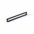 Schaub 10034-MB 8-3/8" Cafe Modern Oval Slot Cabinet Pull with 8" Center to Center Matte Black Finish Sparrow Supply