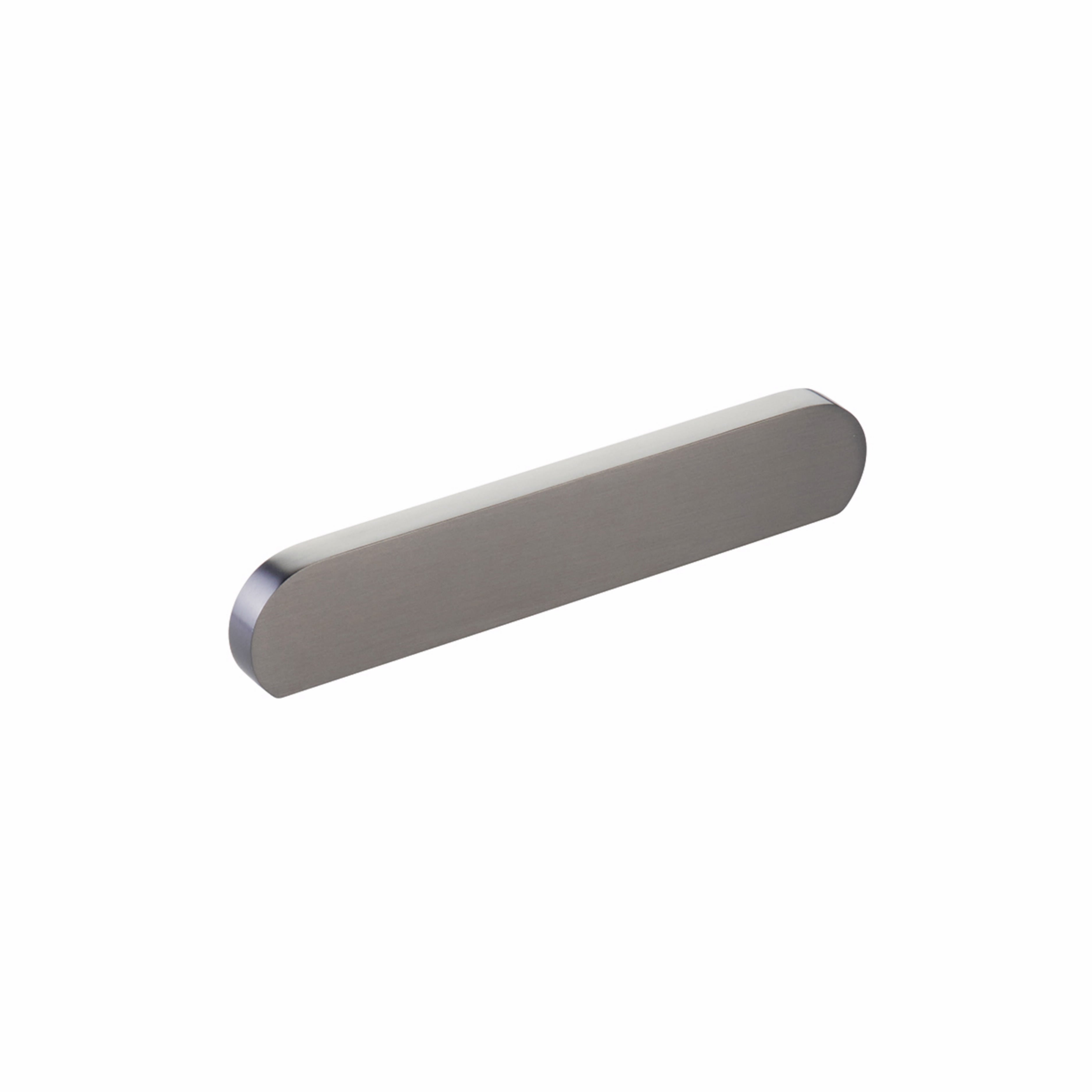 Schaub 10042-GM 5-7/8" Cafe Modern Oval Cabinet Pull with 4" and 5" Center to Center Gun Metal Finish Sparrow Supply