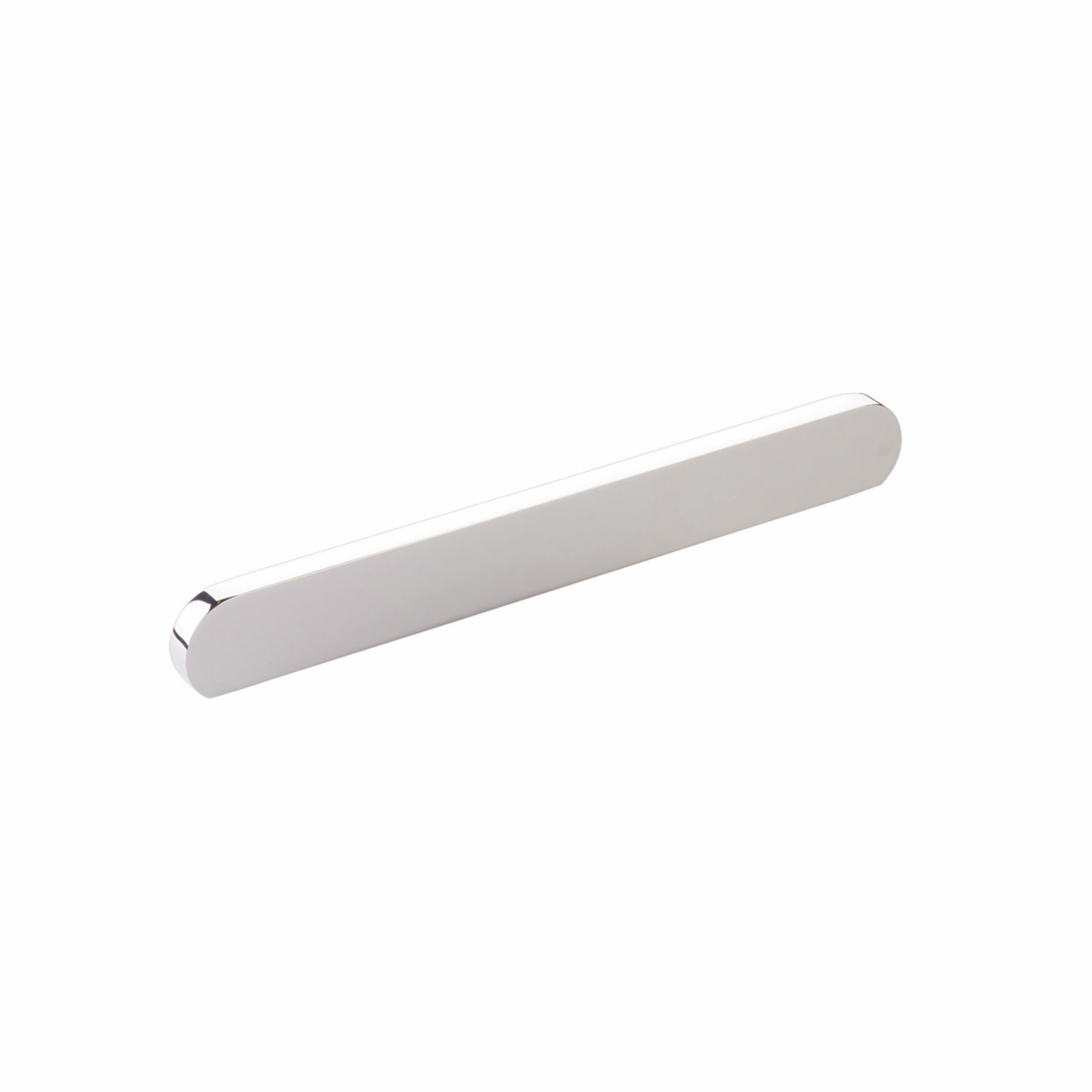 Schaub 10043-PN 8-7/8" Cafe Modern Oval Cabinet Pull with 6-5/16" and 8" Center to Center Polished Nickel Finish Sparrow Supply