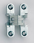 Soss 101CUS10BL 3/8" to 1-11/16" Light Duty Invisible Hinge for 1/2" to 5/8" Doors Lacquered Oil Rubbed Bronze Finish Sparrow Supply