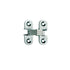 Soss 103CUS19 1/2" x 1-1/2" Light Duty Invisible Hinge for 3/4" Doors Black Finish Sparrow Supply