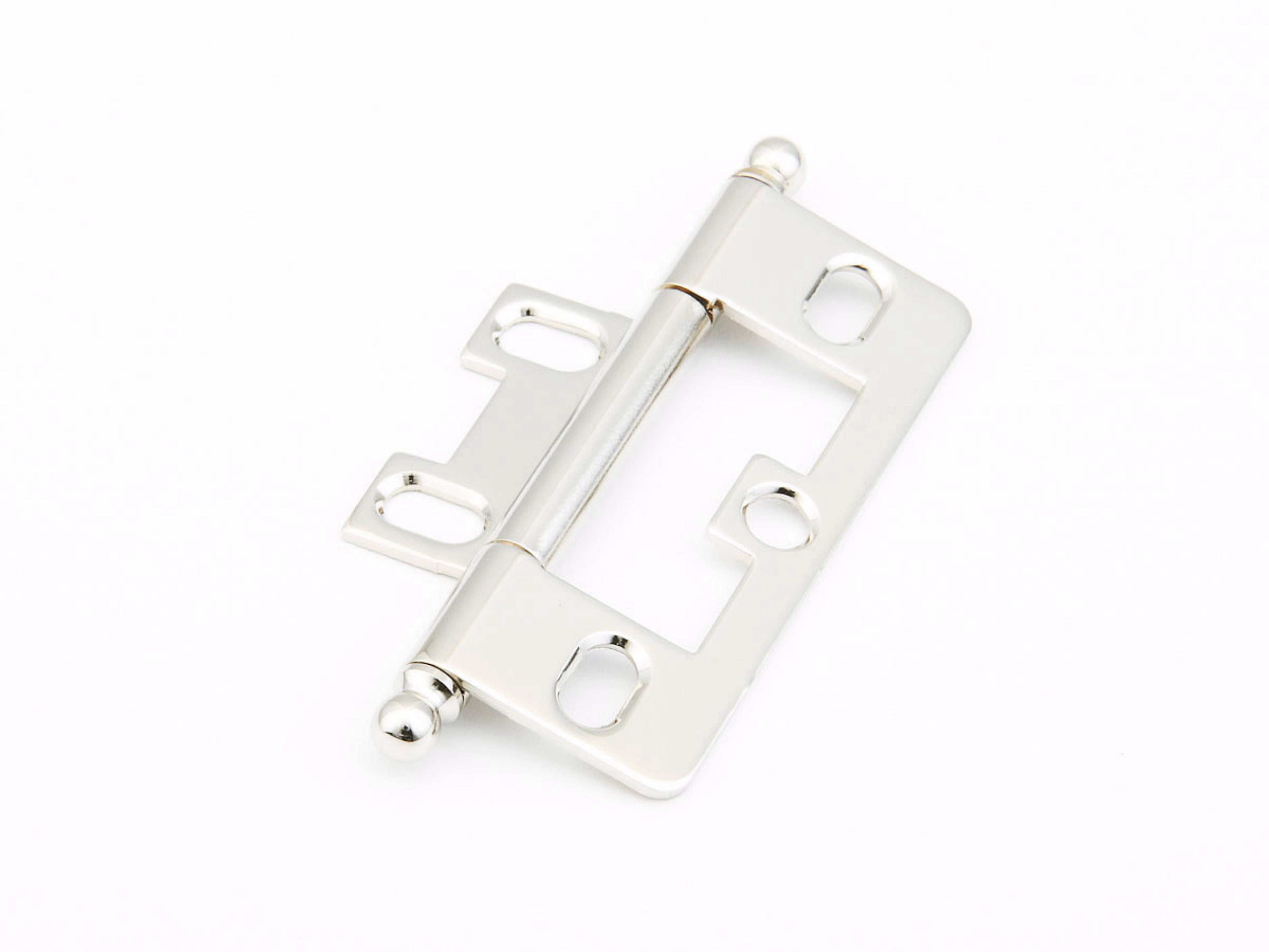 Schaub 1100B-PN Ball Tip Non-Mortise Cabinet Hinge Polished Nickel Finish Sparrow Supply