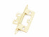 Schaub 1100M-03 Minaret Tip Non-Mortise Cabinet Hinge Bright Brass Finish Sparrow Supply