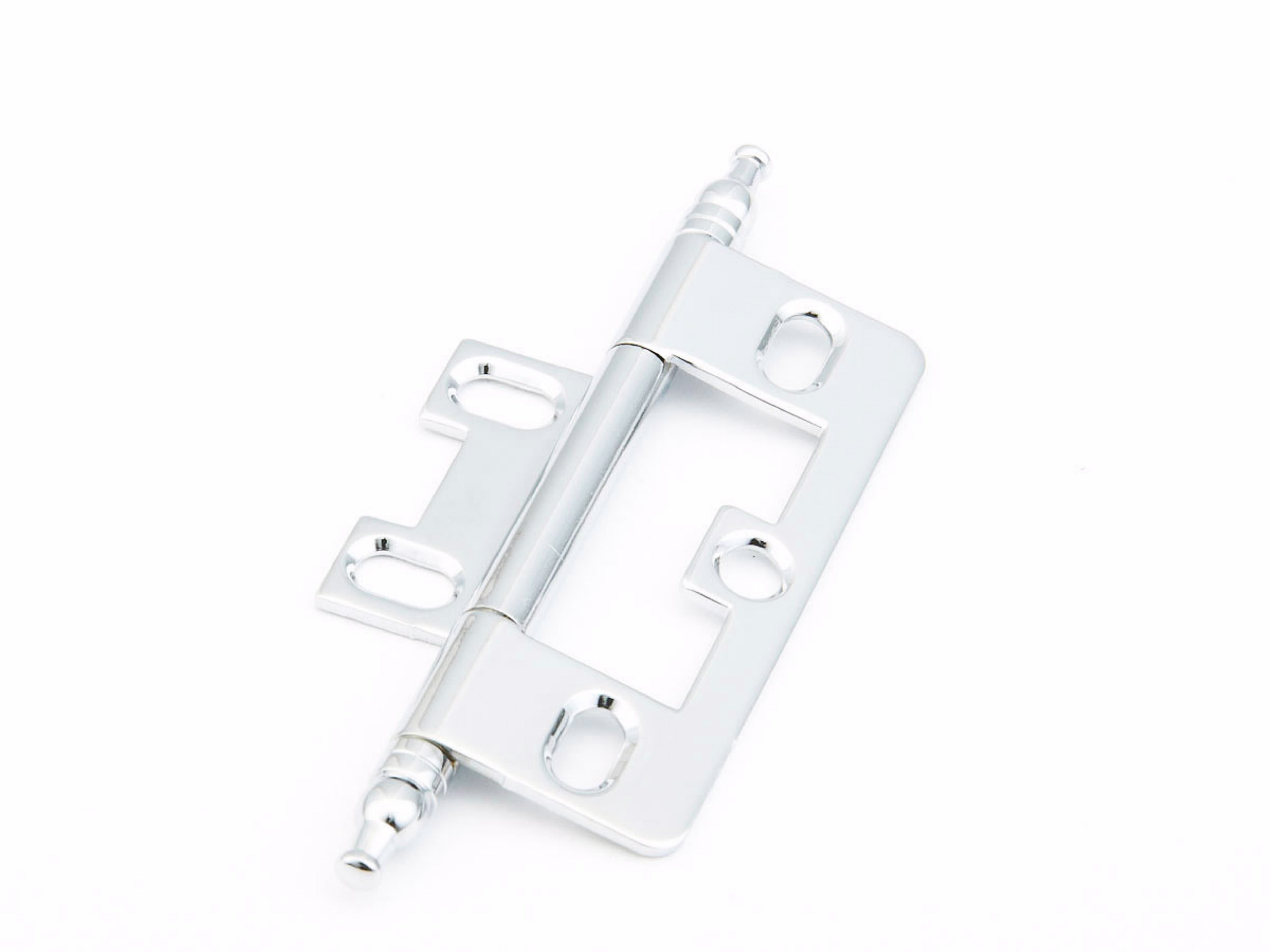Schaub 1100M-26 Minaret Tip Non-Mortise Cabinet Hinge Polished Chrome Finish Sparrow Supply