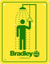Bradley 114-050 Safety Sign, Shower Sparrow Supply