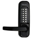 Lockey 115PJBMG Mechanical Keyless Panic Trim with Knob Jet Black Marine Grade Finish