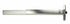 3' Narrow Rim Exit Device with Grooved Case and Satin Chrome Finish