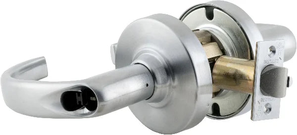 Commercial ND80JSPA626 ND Series Storeroom Large Format Less Core Sparta with 13-247 Latch 10-025 Strike Satin Chrome Finish Sparrow Supply