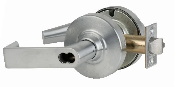 Commercial ND80BRHO626 ND Series Storeroom Small Format Less Core Rhodes with 13-247 Latch 10-025 Strike Satin Chrome Finish Sparrow Supply