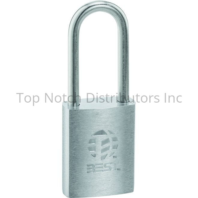 Best 11B772T Brass 1/4" Diameter Padlock 7 Pin 2" Shackle Key Retained Sparrow Supply