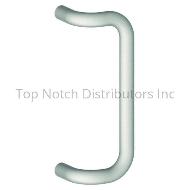 Hager 11L3 12" Length; 3/4" Round; 90 Degree Offset Pull Bright Bra... Sparrow Supply
