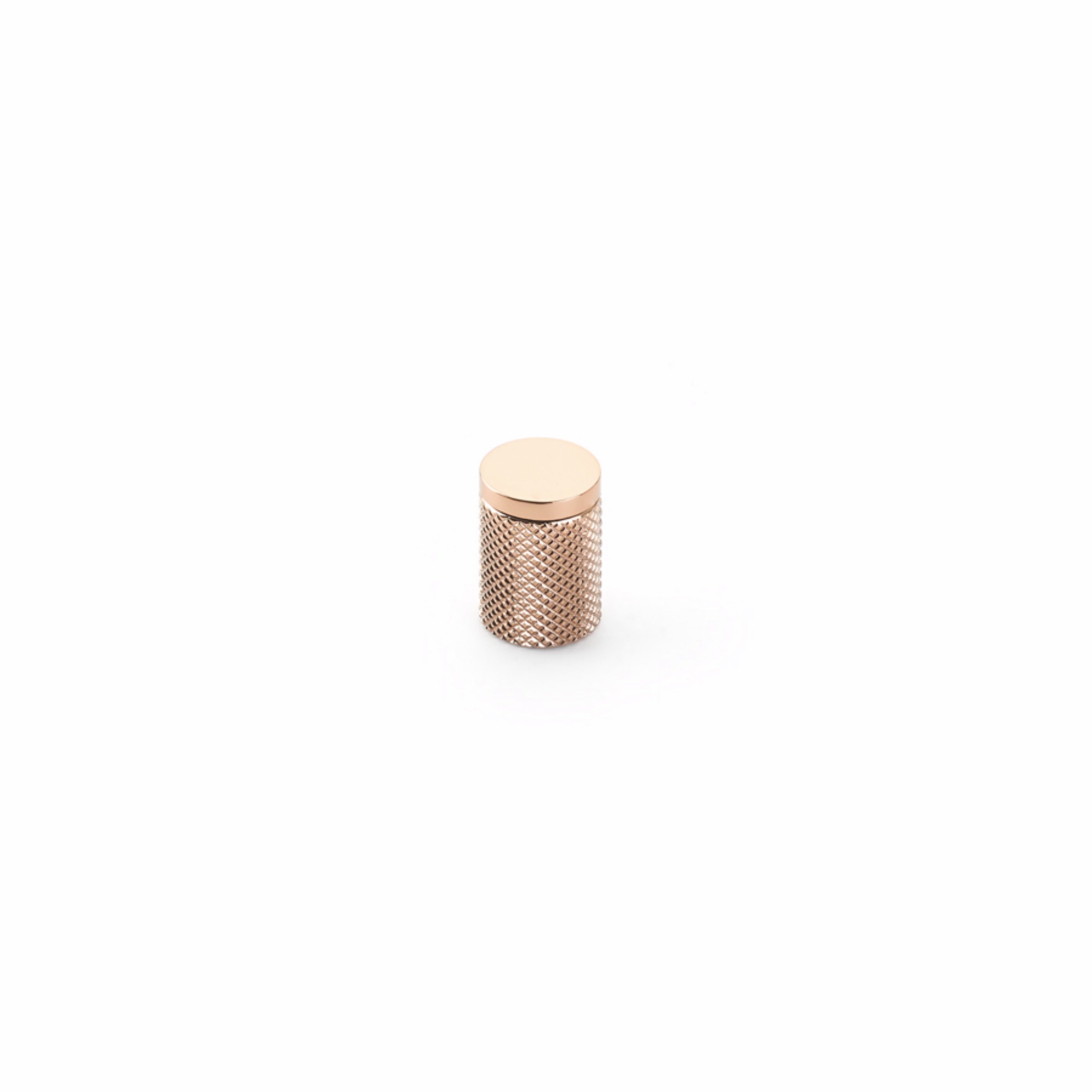 Schaub 1200-PRG 16 mm Modo Cabinet Knob Polished Rose Gold Finish Sparrow Supply