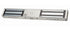 Alarm Controls 1200D Double Door 1200 Pound Magnetic Lock; 12VDC / 24VDC Clear Anodized Aluminum Finish Sparrow Supply