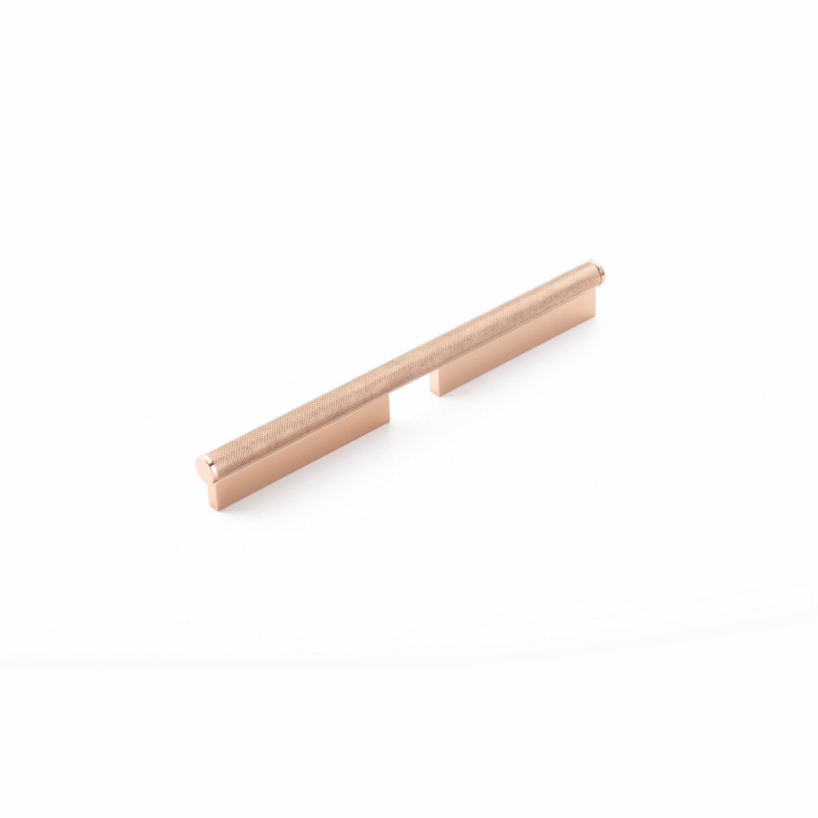 Schaub 1202-PRG 6" Center to Center Modo Cabinet Pull Polished Rose Gold Finish Sparrow Supply