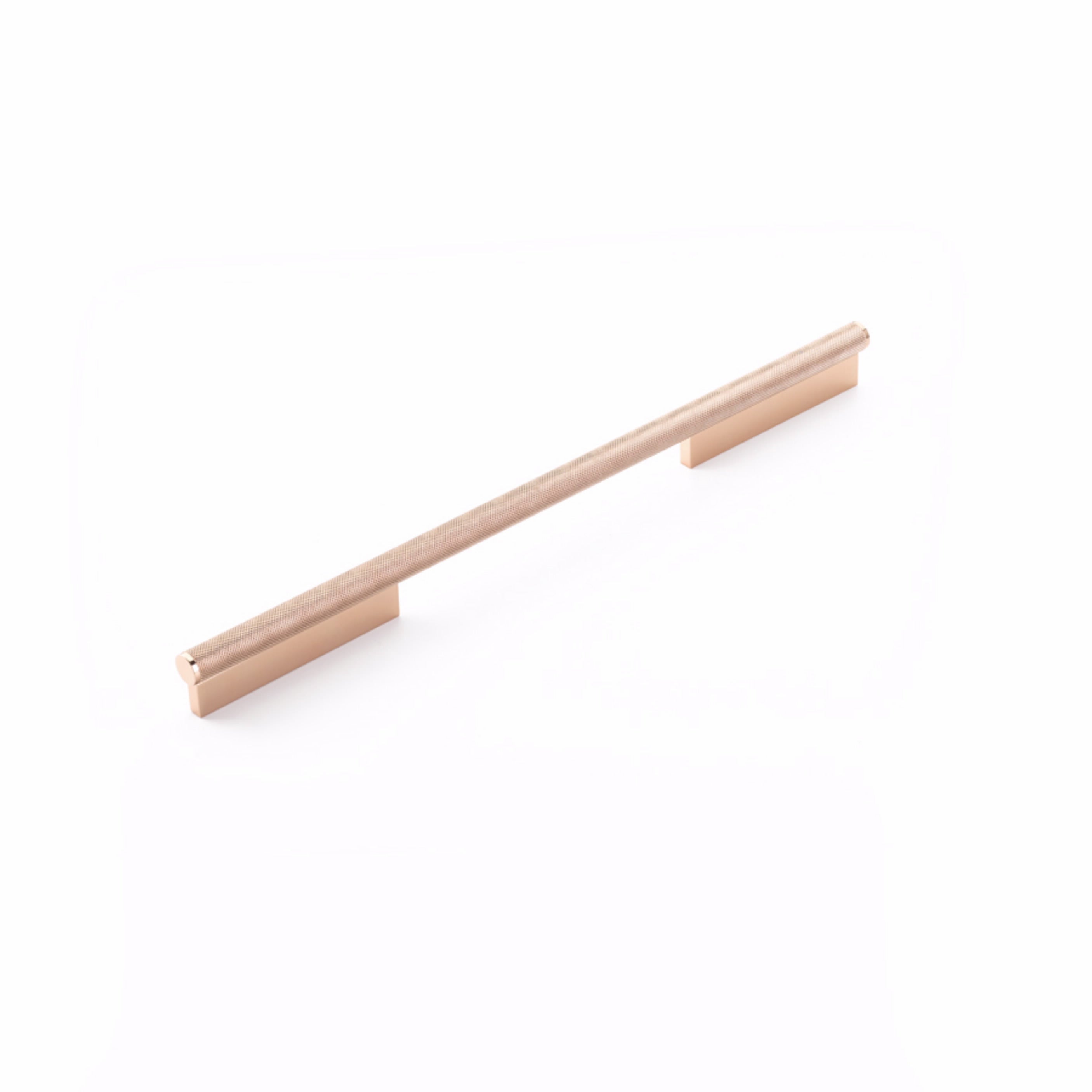 Schaub 1203-PRG 8" Center to Center Modo Cabinet Pull Polished Rose Gold Finish Sparrow Supply