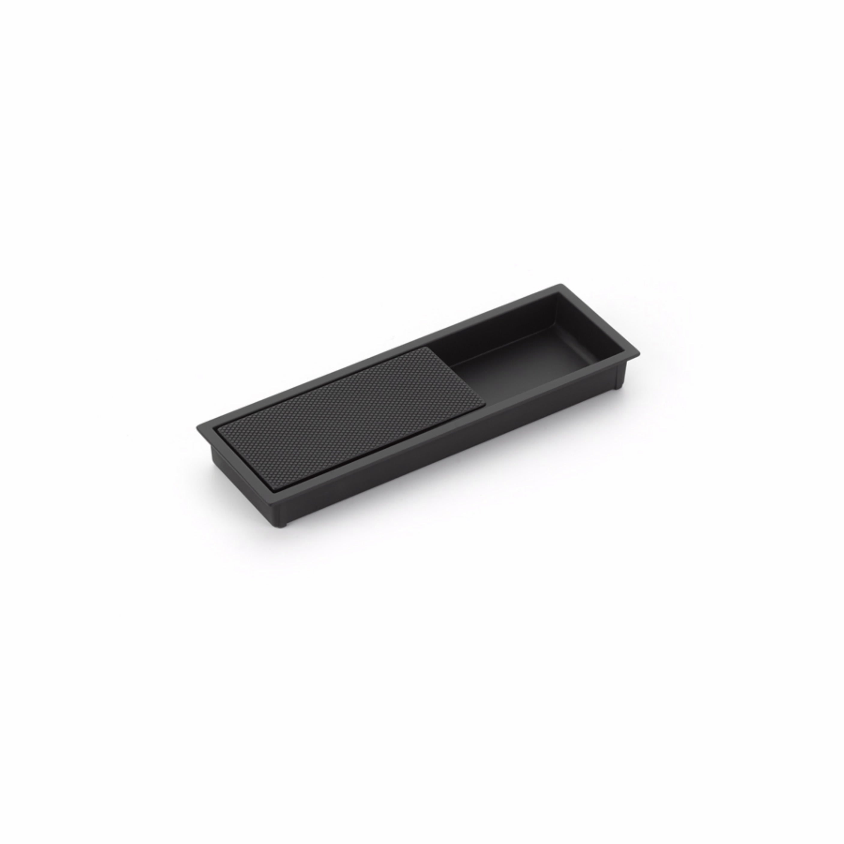 Schaub 1206-MB 2" x 6-1/4" Modo Recessed Pull Matte Black Finish Sparrow Supply