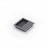 Schaub 1208-GM 3-7/8" x 3-7/8" Modo Offset Recessed Pull Gun Metal Finish Sparrow Supply