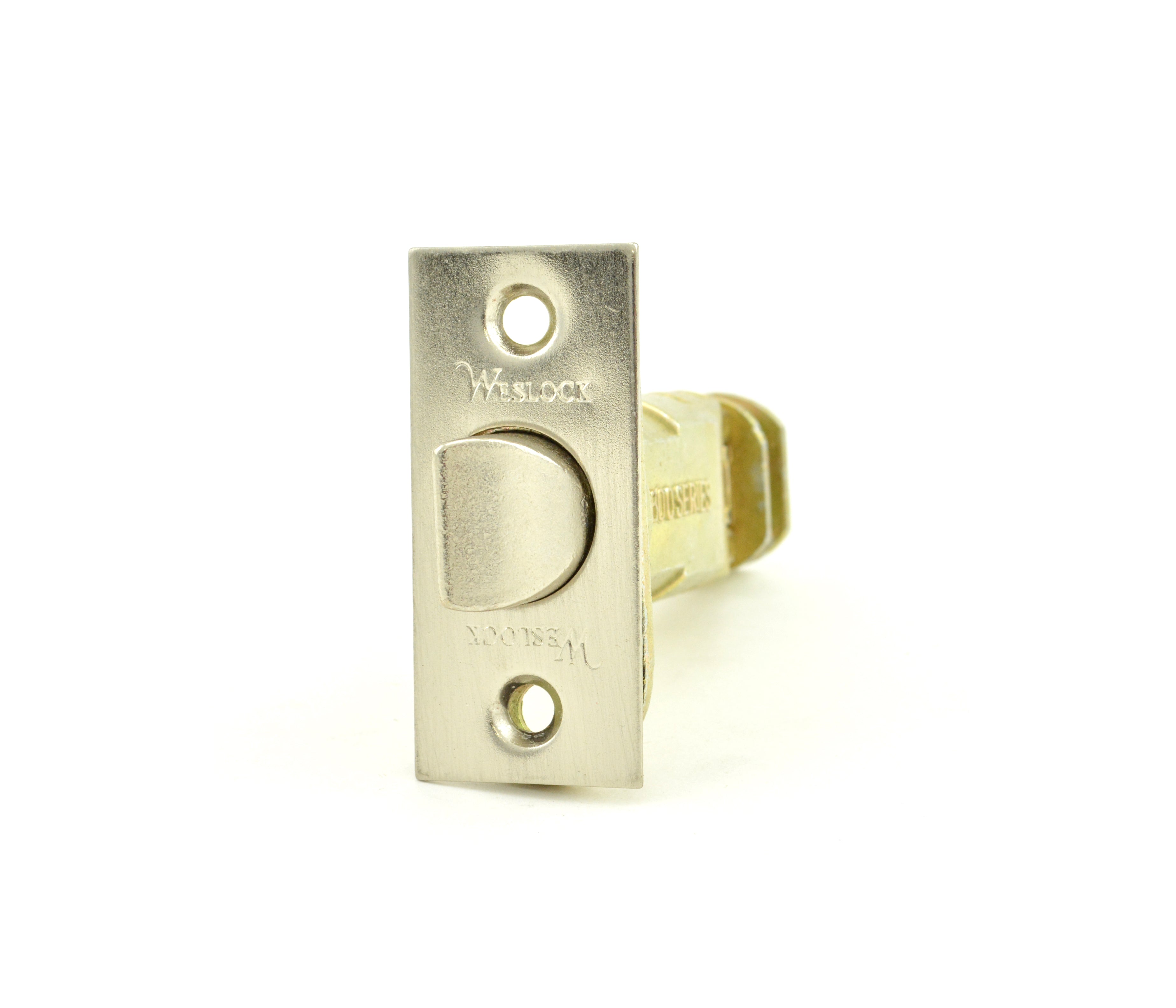 Weslock 12720XD-SL Dual Option Adjustable Spring Latch Satin Chrome Finish Sparrow Supply