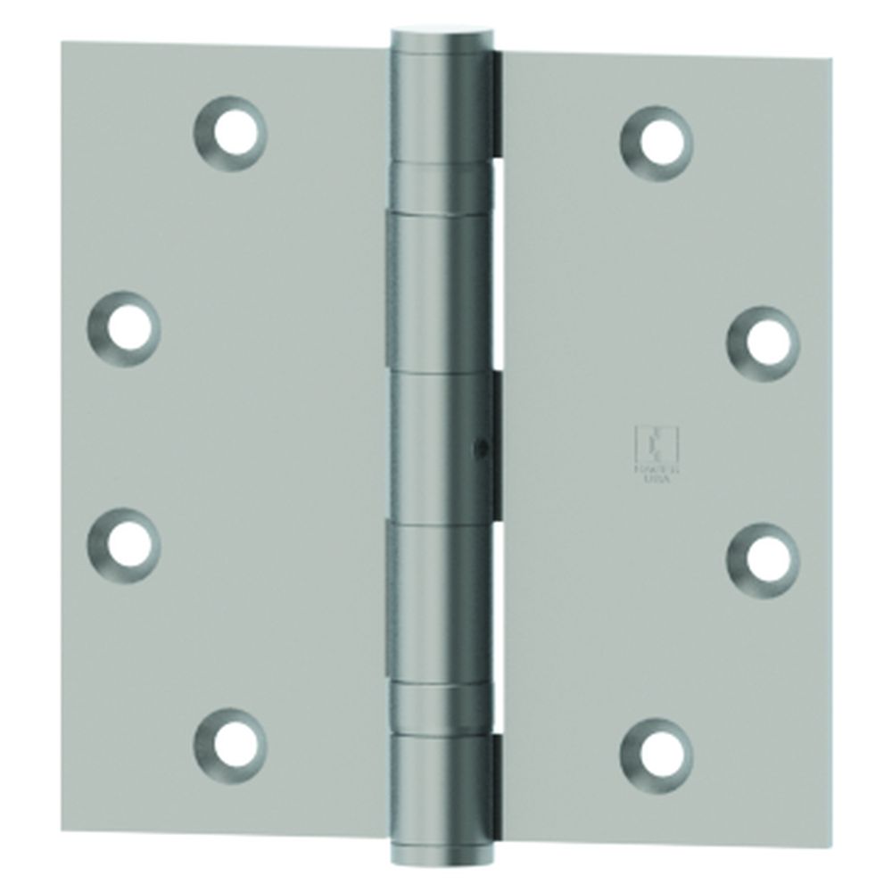 Hager 127931215A 3-1/2" x 3-1/2" Full Mortise Five Knuckle Plain Bearing Standard Weight Hinge Antique Nickel Finish