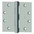 Hager 127931215A 3-1/2" x 3-1/2" Full Mortise Five Knuckle Plain Bearing Standard Weight Hinge Antique Nickel Finish
