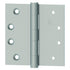 Hager 127931226 3-1/2" x 3-1/2" Full Mortise Five Knuckle Plain Bearing Standard Weight Hinge Bright Chrome Finish Sparrow Supply