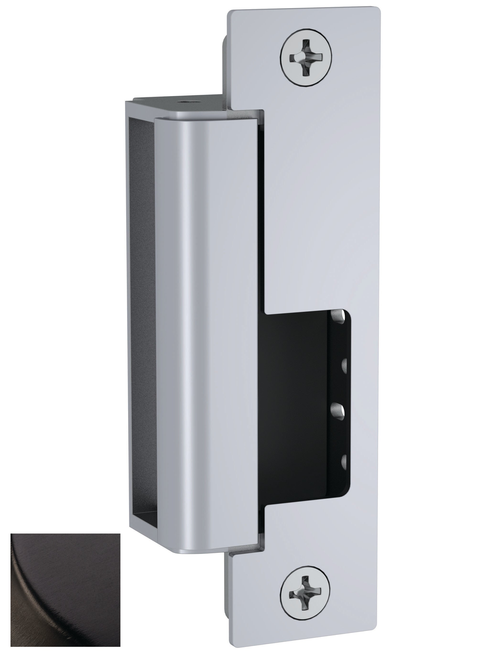Hes 1500C613ELM 12 / 24 Volt DC Electric Strike Complete Pac with Single Lock Monitor Oil Rubbed Bronze Finish Sparrow Supply