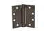 McKinney 150241210B 4-1/2" x 4-1/2" Square Corner Steel Single Acting Standard Weight Full Mortise Spring Hinge # 156021 Oil Rubbed Bronze Finish
