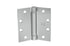 McKinney 150241226D 4-1/2" x 4-1/2" Square Corner Steel Single Acting Standard Weight Full Mortise Spring Hinge # 156023 Satin Chrome Finish Sparrow Supply