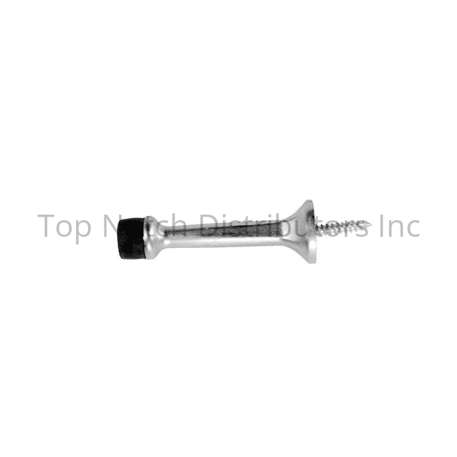 Don-Jo 1504622 3" Solid Wall Stop Black Sparrow Supply