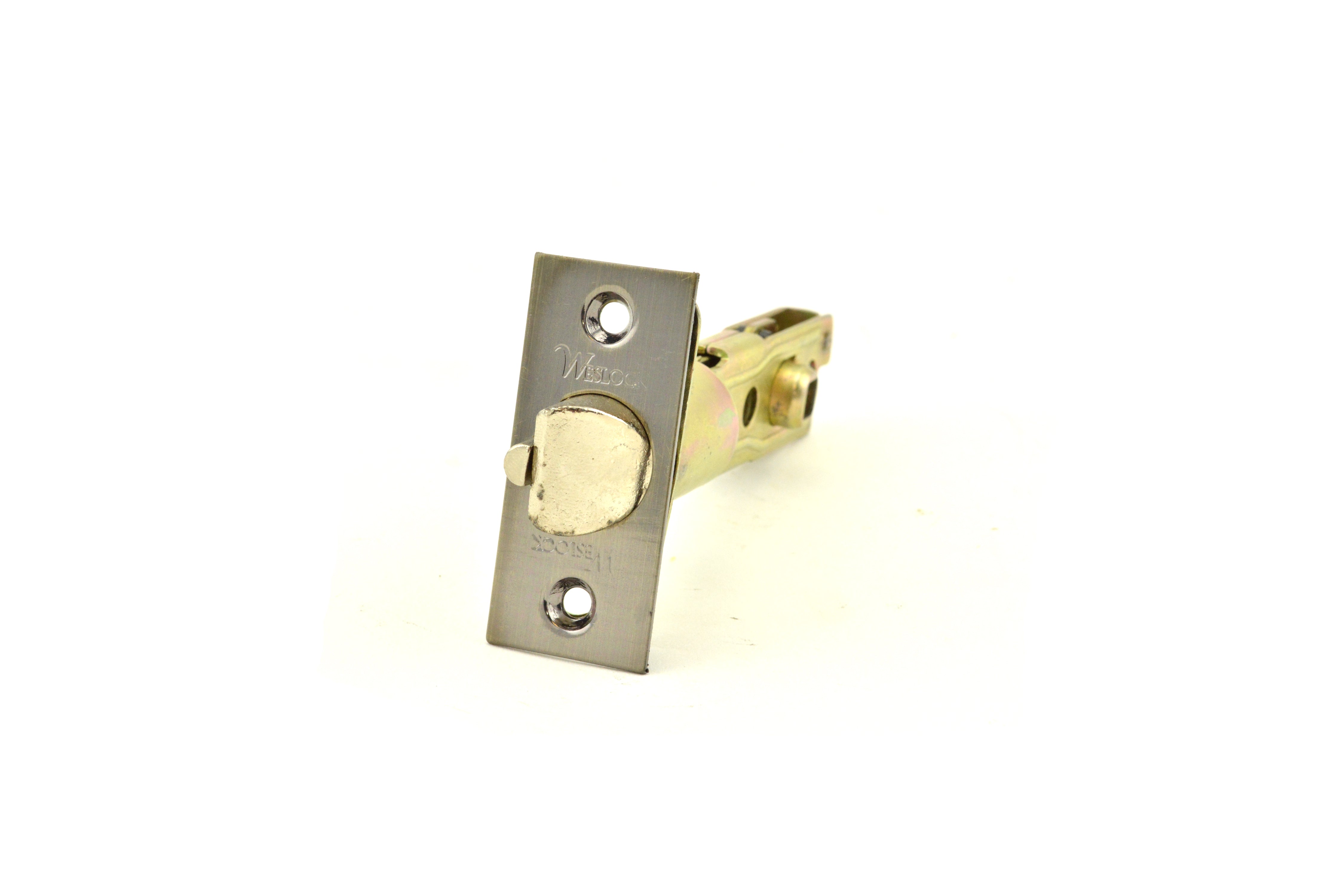 Weslock 15142XA-SL Dual Option 2-3/4" Dead Latch for Interconnected Antique Brass Finish Sparrow Supply