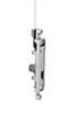 Don-Jo 1551SL 1/4" Offset Aluminum Door Flush Bolt Silver Coated Finish Sparrow Supply
