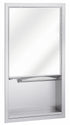 Bradley 155-000000 Mirror and Towel Dispenser, Rec Sparrow Supply