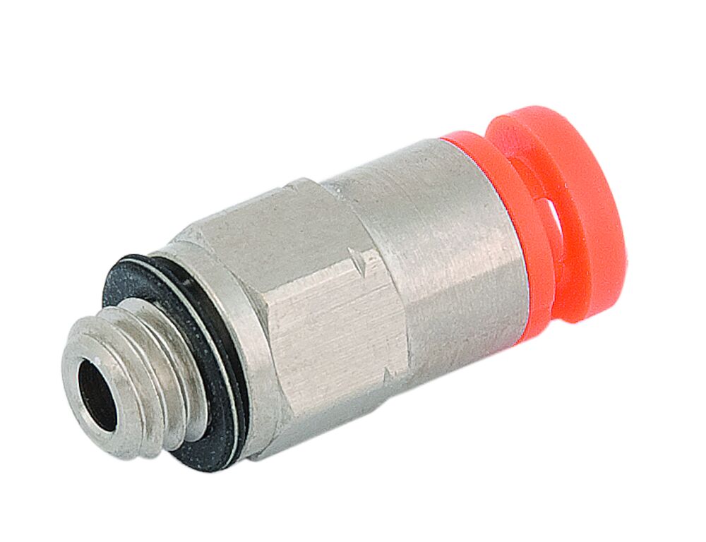 Bradley 169-890 Tube Connector Male 1/8OD X 10-32 Sparrow Supply