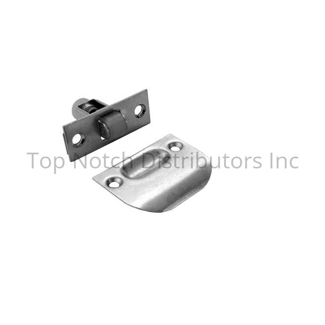 Don-Jo 1710619 7/8" x 2-1/4" Roller Latch with Full Lip Strike Sati... Sparrow Supply