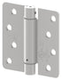 Hager 1751410R 4" x 4" 1/4" Radius Corner Steel Full Mortise Residential Spring Hinge Matte Antique Bronze Finish Sparrow Supply