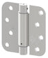 Hager 175231215EA 3-1/2" x 3-1/2" 5/8" Radius Corner Steel Full Mortise Residential Spring Hinge Satin Nickel Finish Sparrow Supply