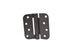 Hager 1752410R 4" x 4" 5/8" Radius Corner Steel Full Mortise Residential Spring Hinge Matte Antique Bronze Finish Sparrow Supply