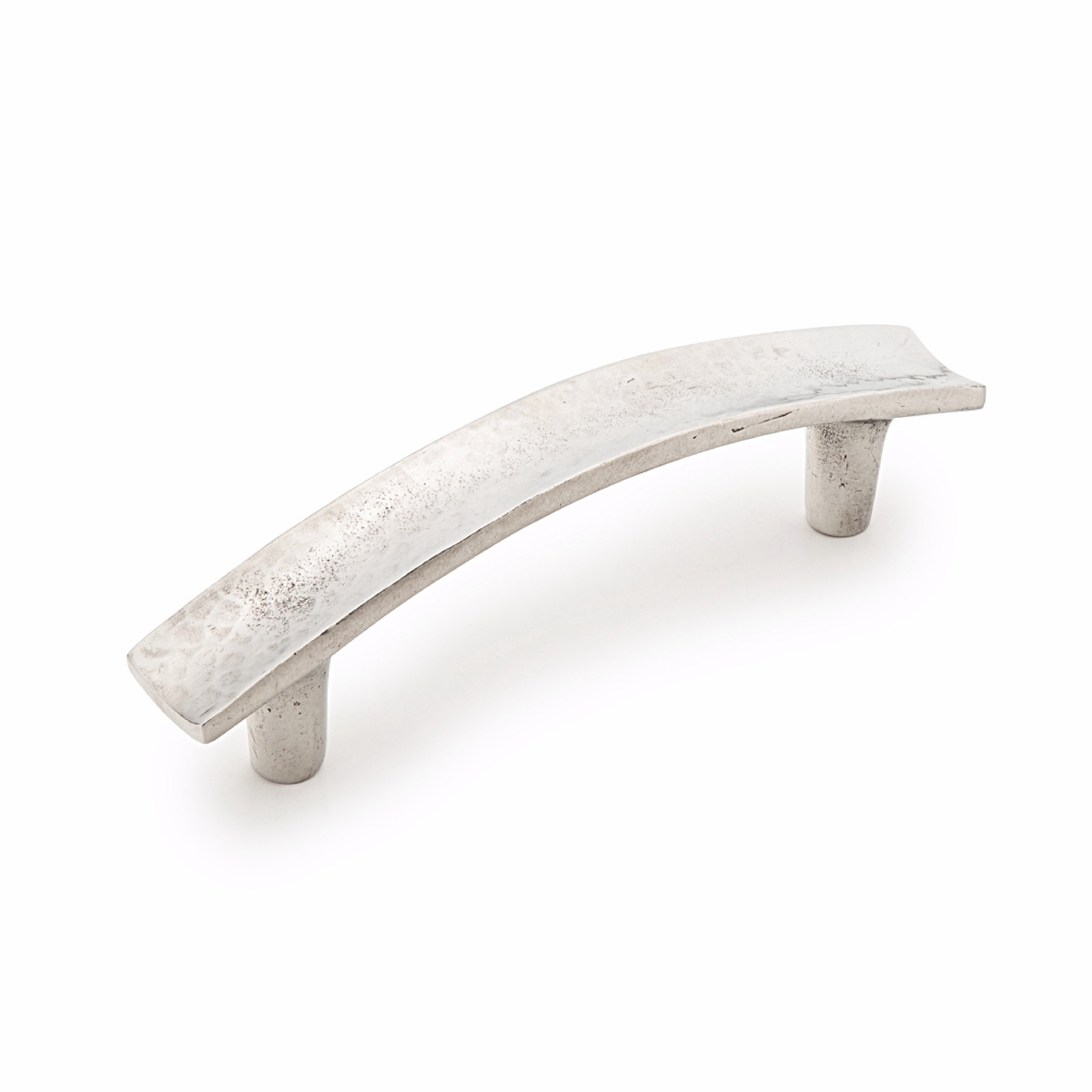 Schaub 176-N Martello 5-1/16" Center to Center Cabinet Pull Natural Finish Sparrow Supply