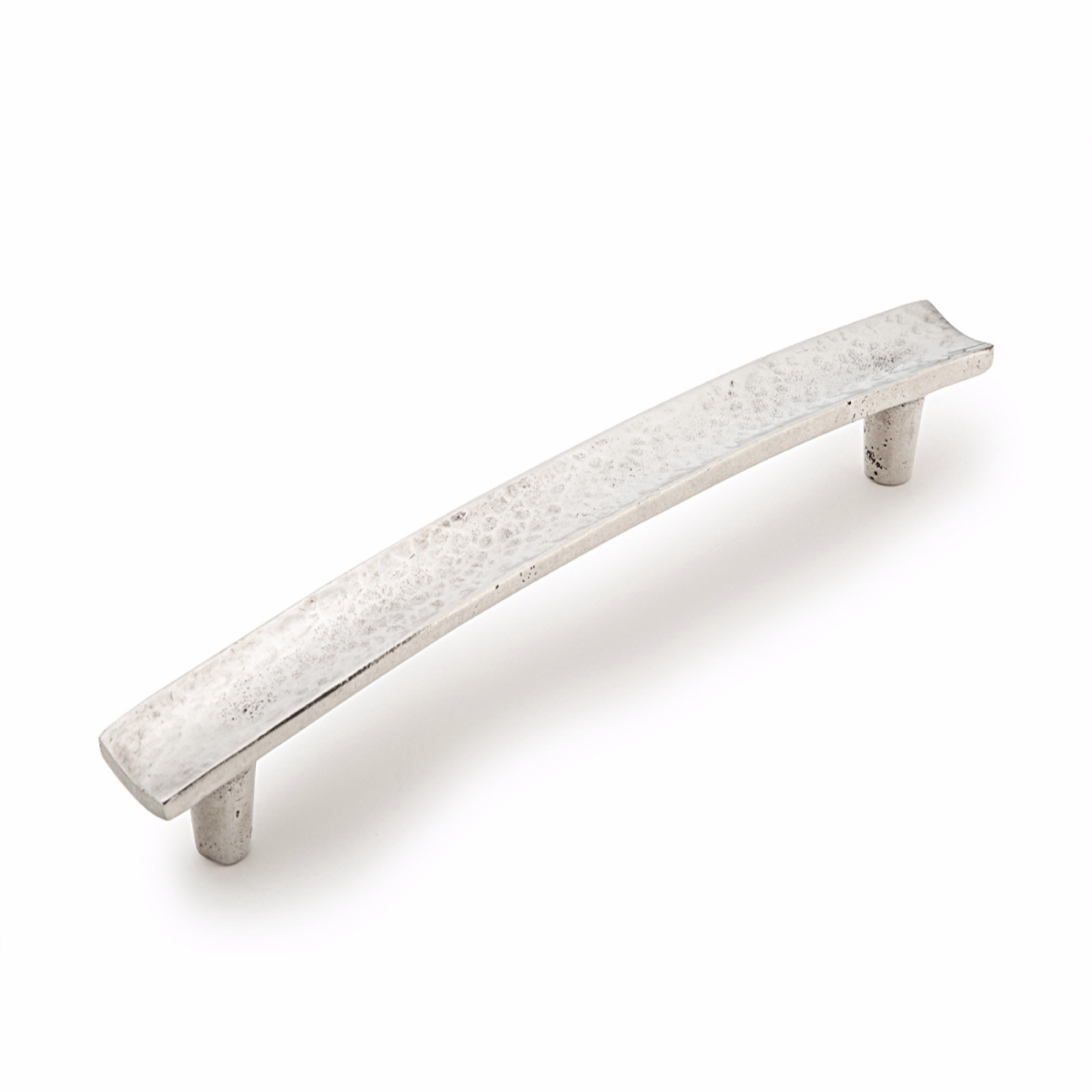 Schaub 178-N Martello 8-13/16" Center to Center 10-7/8" Overall Cabinet Pull Natural Finish Sparrow Supply