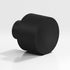 Colonial Bronze 185M19 185 Series 1-1/4" Diameter Cabinet Knob Matte Black Finish Sparrow Supply