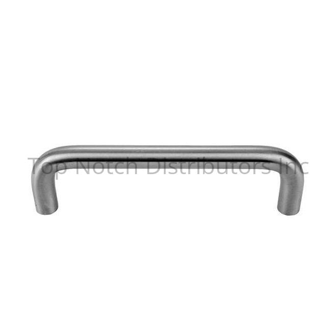 Don-Jo 19630 8" CTC Round Door Pull; 1" Round; 3" Projection Satin ... Sparrow Supply