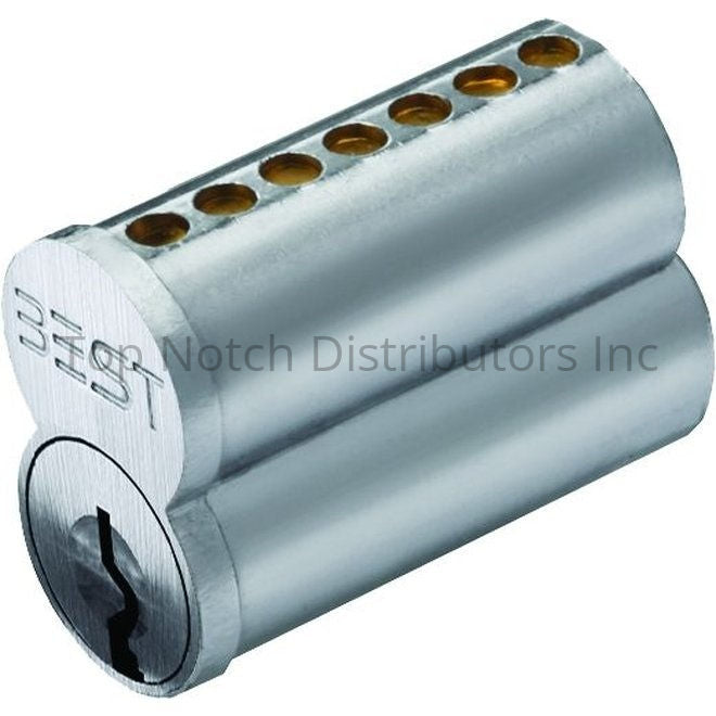 Best 1C7J1626 Standard 7 Pin J Keyway Uncombinated Core Satin Chrom... Sparrow Supply