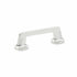 Schaub 200-ABZ 3-1/2" Center to Center Northport Flat Cabinet Pull Ancient Bronze Finish Sparrow Supply
